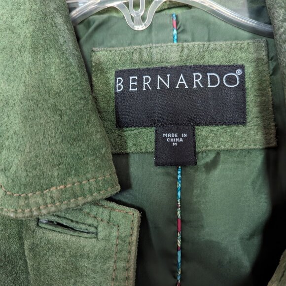 Bernardo green genuine leather jacket, size M - Picture 6 of 6